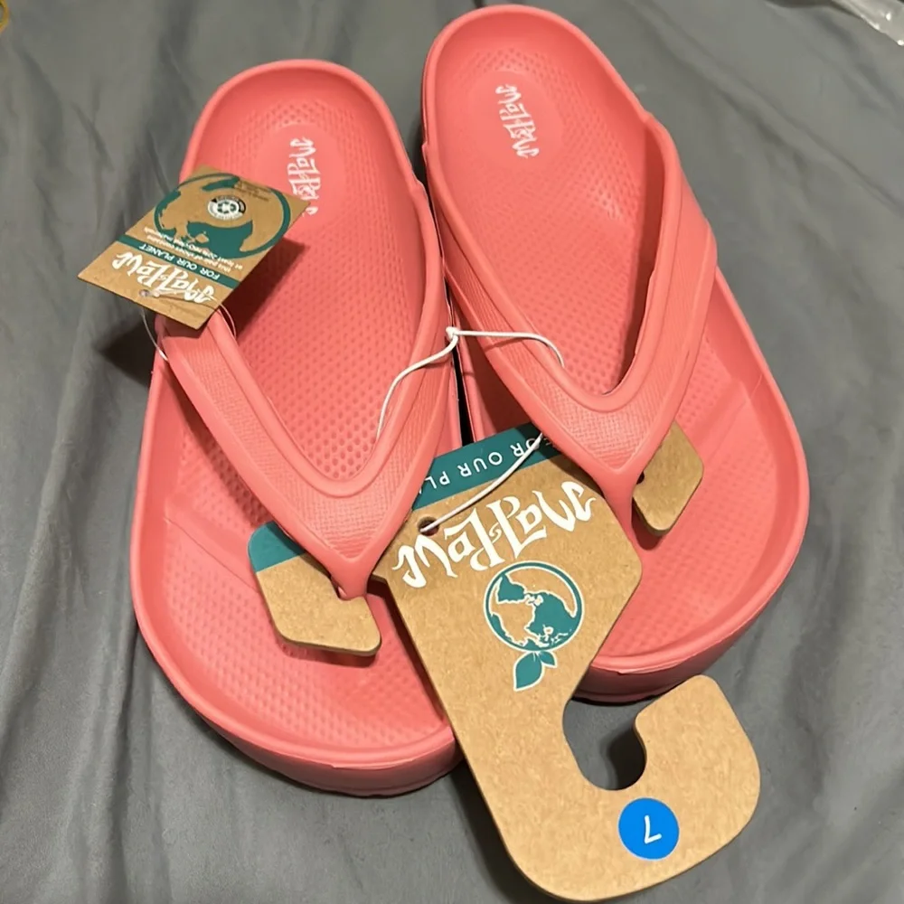 Women’s flip flops Sammy pink NWT - Picture 6 of 7